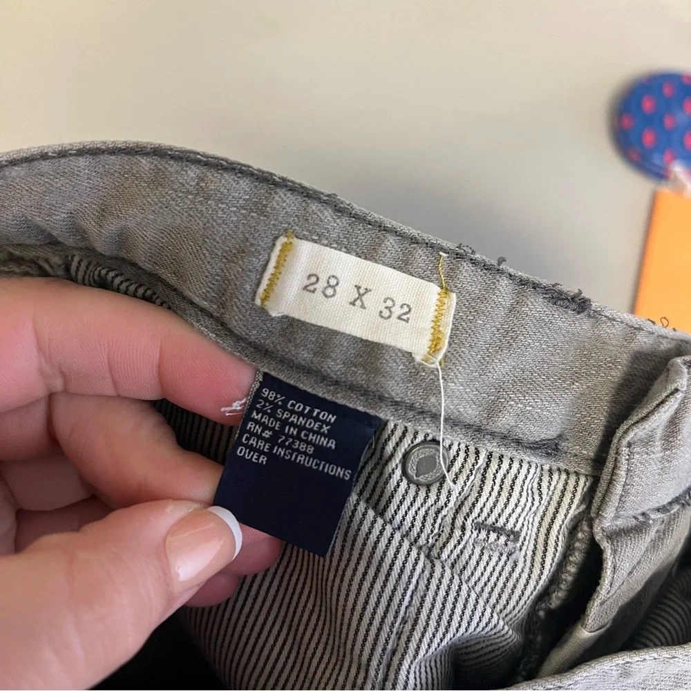 Madewell | Gray Denim Jeans Low Skinny Mens‎ 28 32